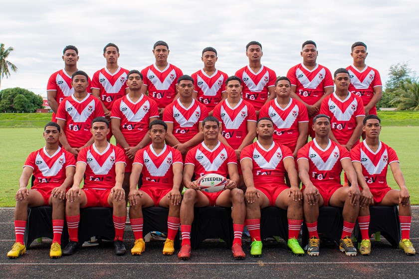 The Tonga U16s Schoolboys team are touring Australia for the first time 