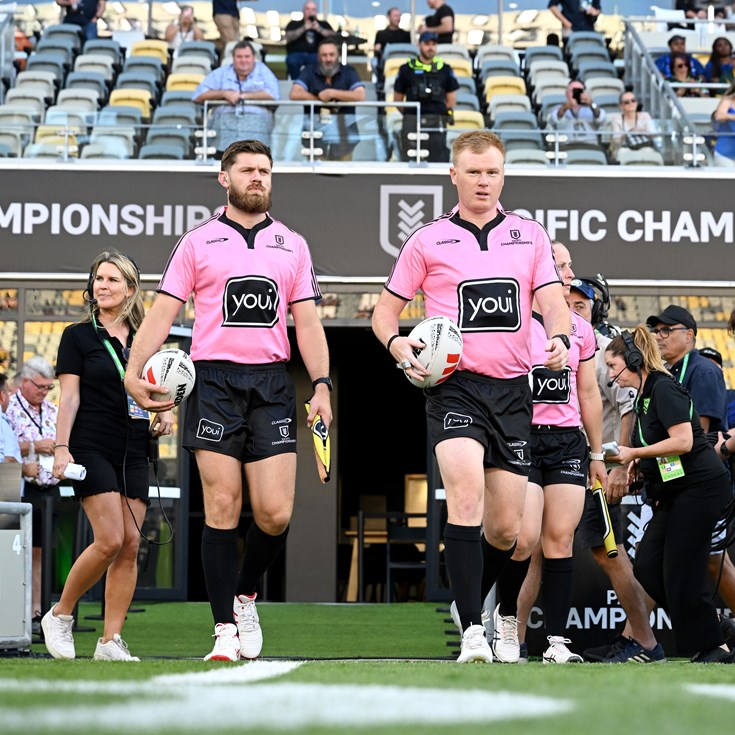 Match Officials: Pacific Championships Week 2