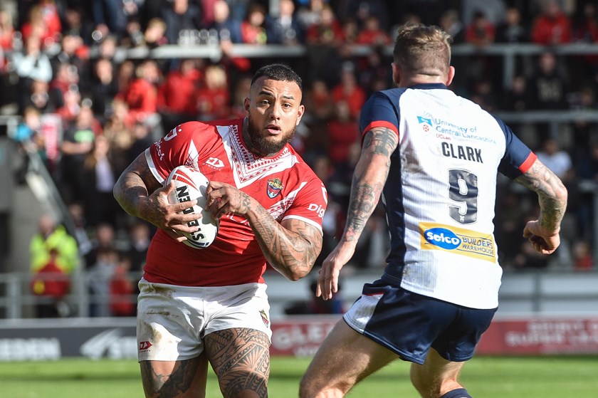 Addin Fonua-Blake is out of the Tonga side for the third Test against England