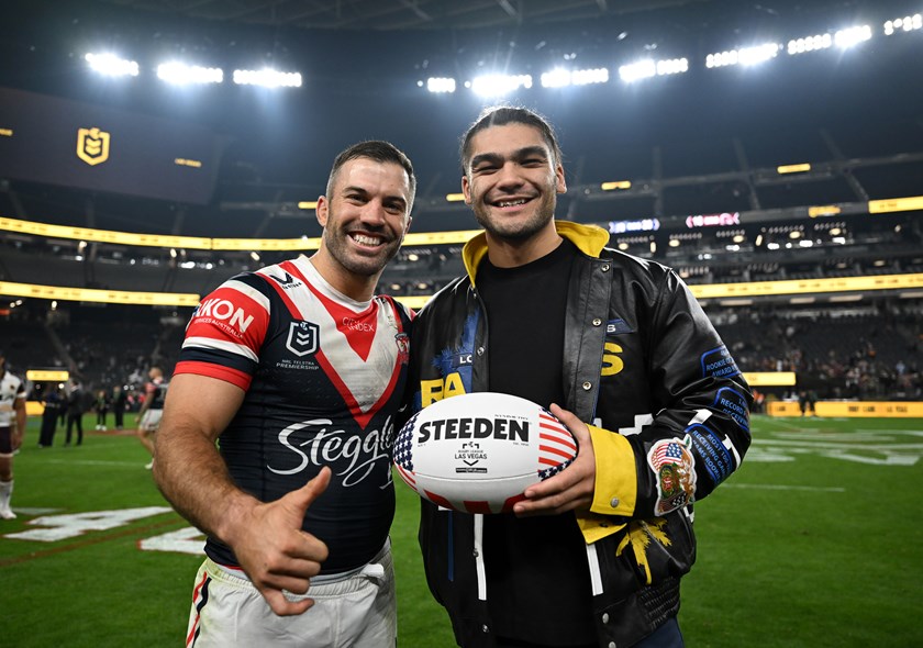LA Rams star Puka Nucua was among the US fans impressed by the NRL action in Vegas