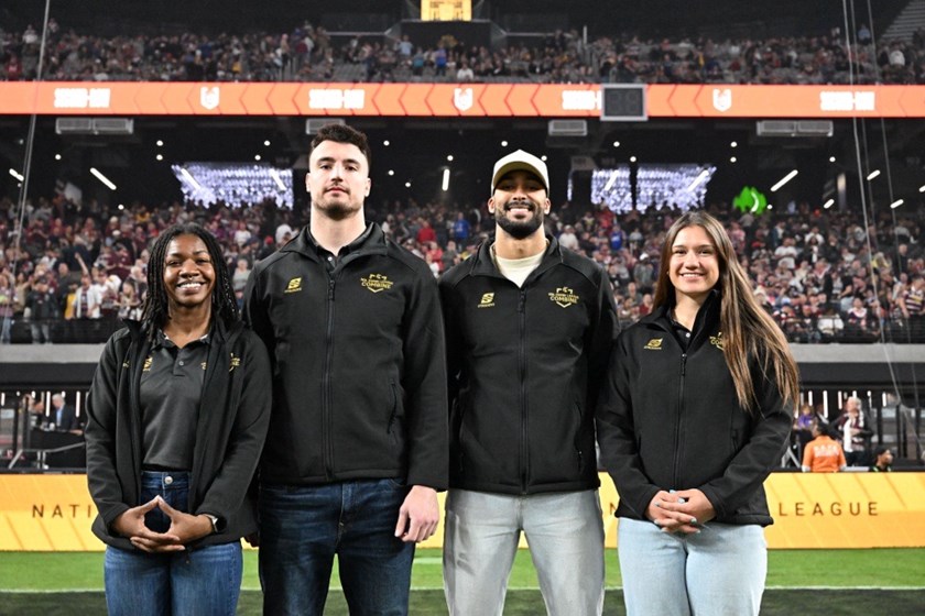 North American athletes MarCaya Bailous, Kristopher Leach, Michael Woolridge and Megan Pakulis were chosen from the NRL Combine to train with an elite team in Australia.  