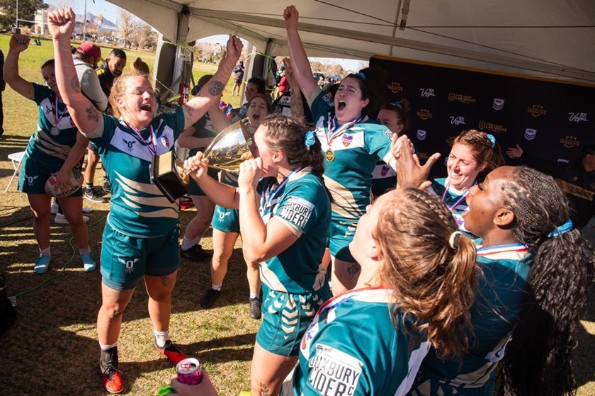 Chicago North Shore topped their pool in the women's NRL Vegas 9s