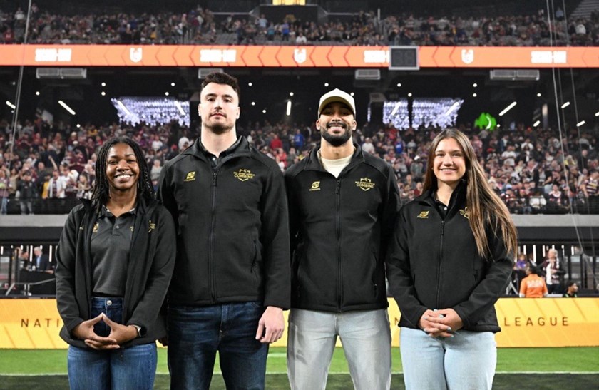 North American athletes MarCaya Bailous, Kris Leach, Michael Woolridge and Megan Pakulis were chosen from the NRL Combine to train with an elite team in Australia.