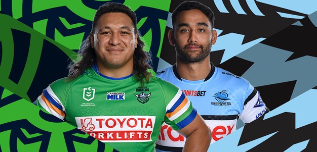 Raiders v Sharks: Weekes in for Fogarty; Rudolf ruled out