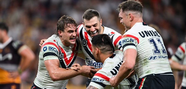 Roosters run riot on horror night for Broncos