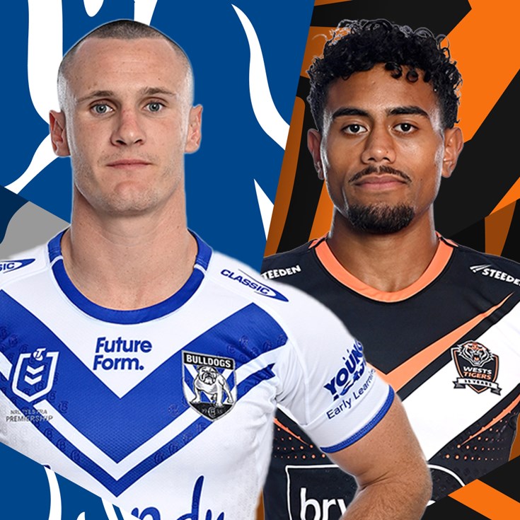 Bulldogs v Wests Tigers: Taaffe the new No.1 man; Koroisau ruled out