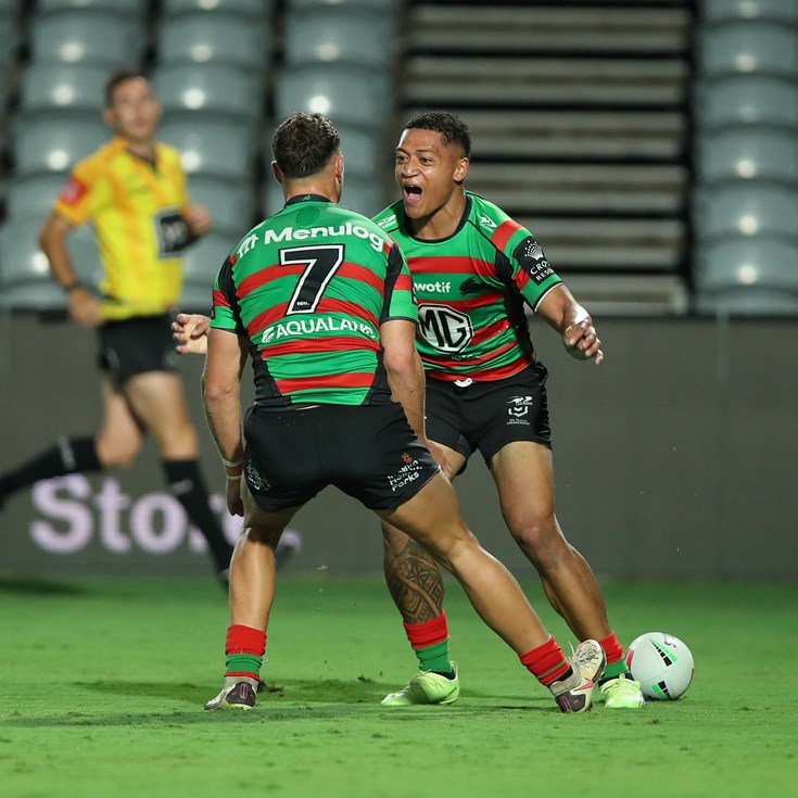 Rookie Rabbitoh fulfils NRL dream after near death moment