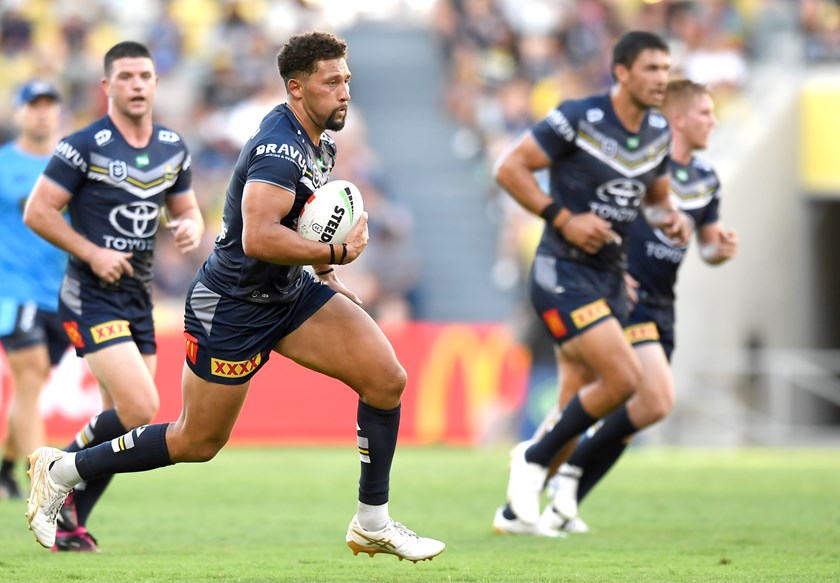 Gehamat Shibasaki in action for the Cowboys in 2023