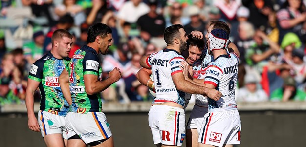 Teddy runs hot as Roosters crush Raiders