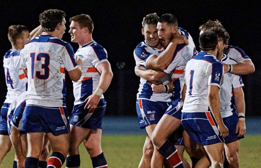 Adam Woolnough will coach the USA Hawks in Las Vegas against Scotland.