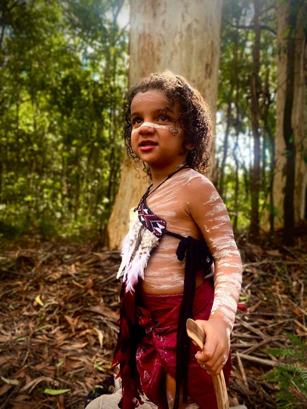 Keisha's winning photo Young warrior - two islands.