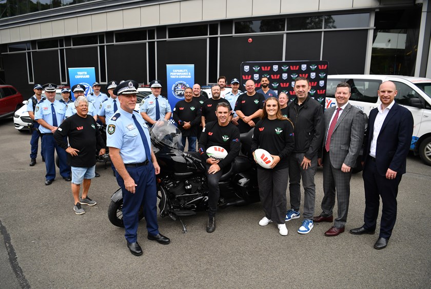 Brad Fittler and his crew at NRL HQ ready to set off on their 2024 HOGS national tour.