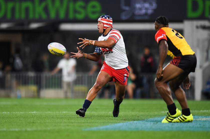 Charlie Jones represented USA Hawks at the 2019 World Cup 9s