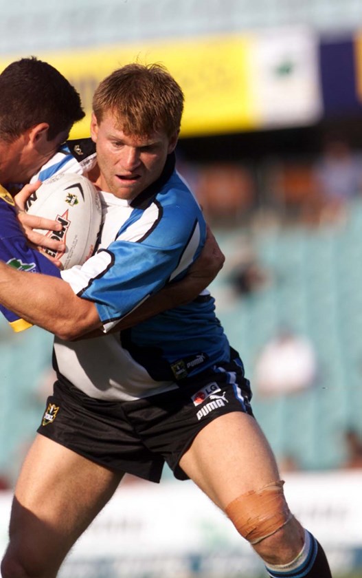 Nick Graham in action for the Sharks during his playing days.