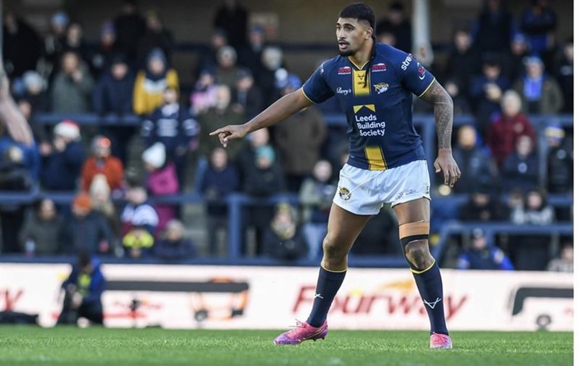 Jeremiah Mata'utia revealed after his debut for Leeds how a Cowboys connection with Fran Goldthorp was helping to settle into life in England. 