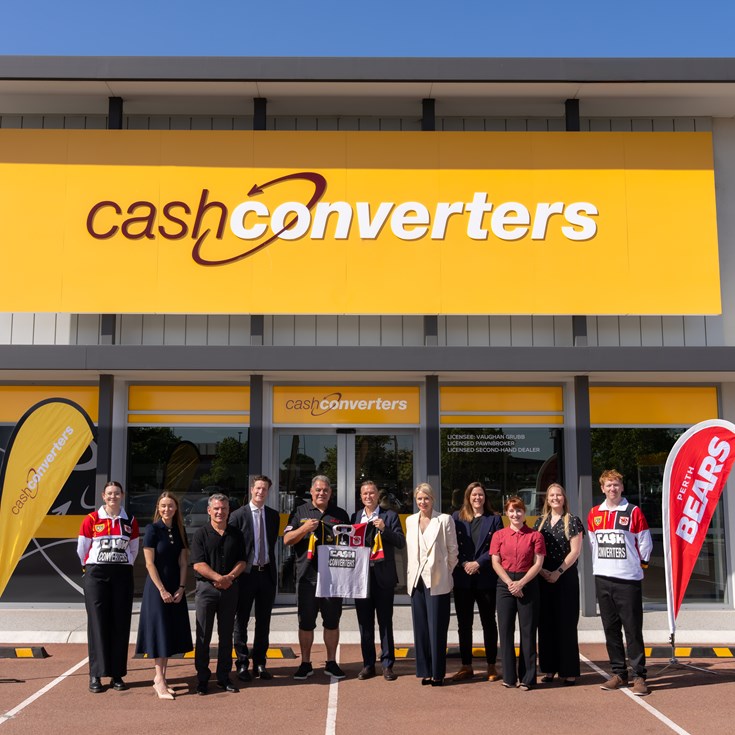 Perth Bears mega partnership with Cash Converters sets new sports benchmark