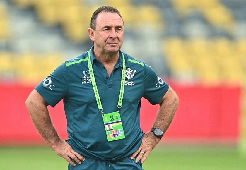 Raiders coach Ricky Stuart is impressed by the condition of Queensland Country Bank Stadium given the amount of rain Townsville has had.