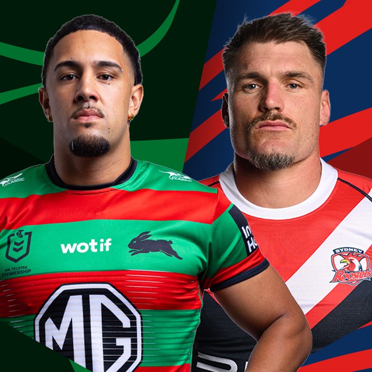Rabbitohs v Roosters: Trell named at centre; Watson, Foketi return