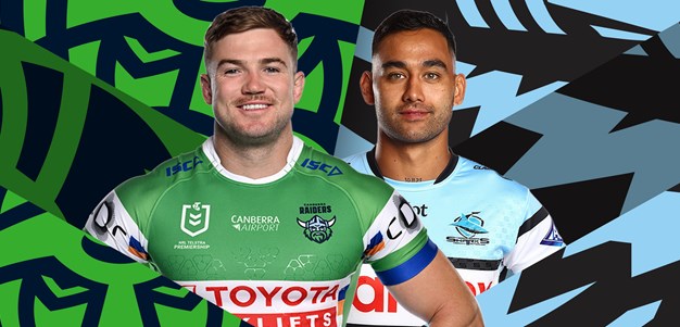 Raiders v Sharks: Smithies back; Iro, Talakai, Wilton out