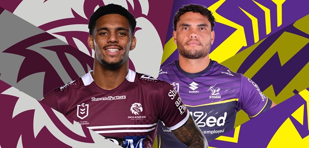 Sea Eagles v Storm: Lehi the No.1 gun; Hughes back on deck