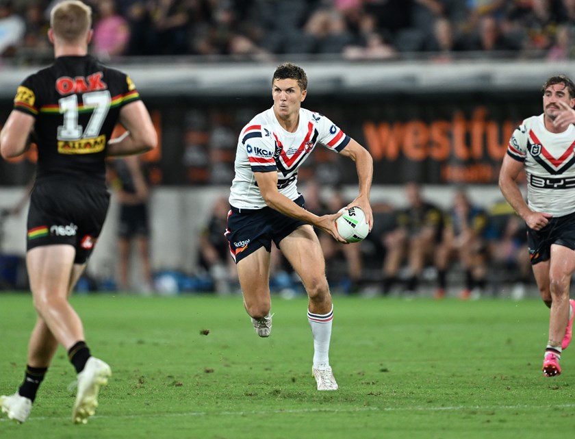 Towering Roosters rookie Hugo Savala will take over the halfback role from Chad Townsend against the Broncos.