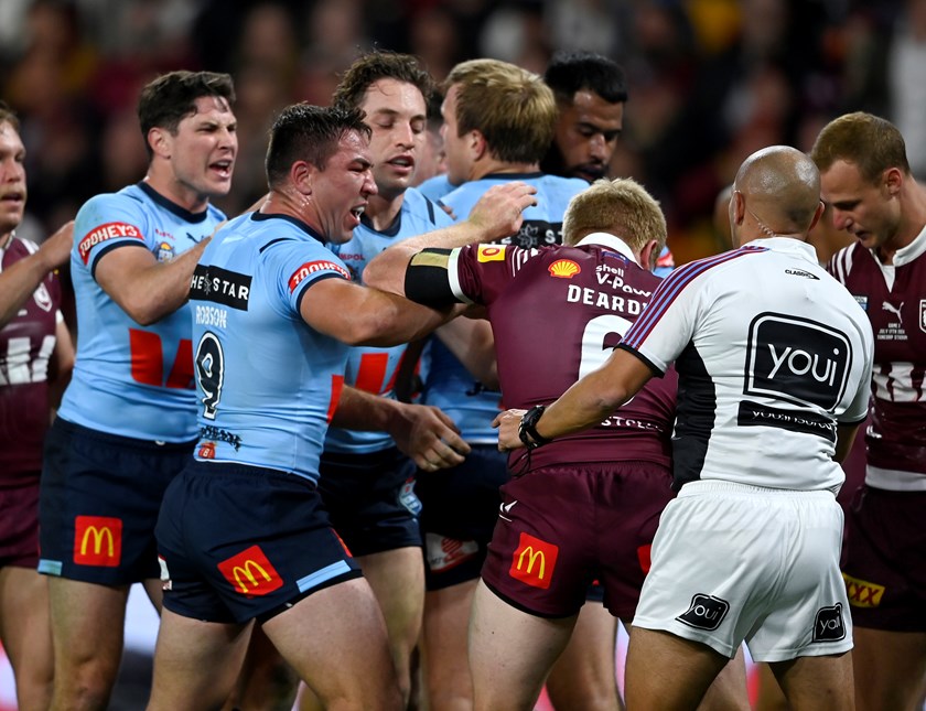 Reece Robson is pleased foe Tom Dearden to have won the Queensland No.7 jersey in Origin II but views his Cowboys team-mates the same as any other opponent.