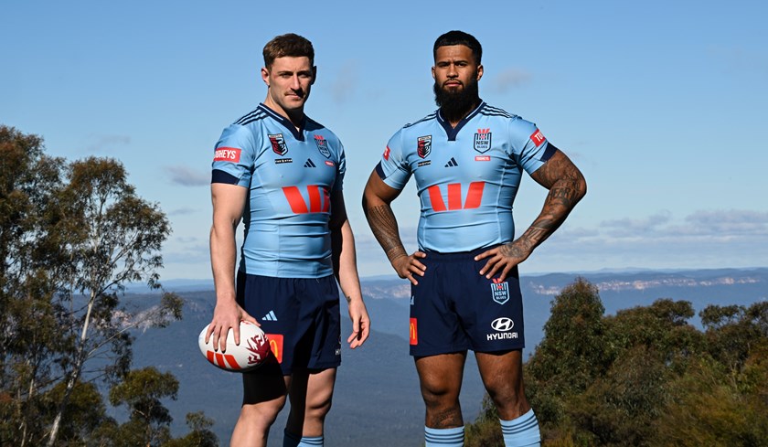 King of the mountain: Max King is looking to step up after being promoted to start alongside Payne Haas in the NSW frontrow.