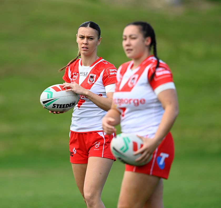 Zali Hopkins was shocked to be chosen as Dragons co-captain alongside Raecene McGregor. 