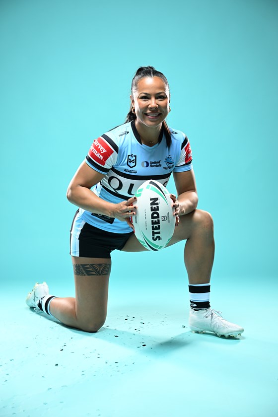 Sharks captain Tiana Penitani Gray is excited about the club's young halves pairing of Georgia Hannaway and Chantay Kiria-Ratu.