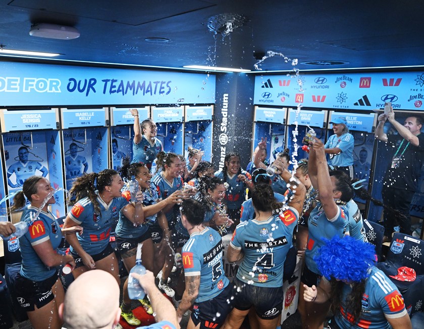 With the Origin shield in their keeping the Blues head to Newcastle to chase a clean sweep.