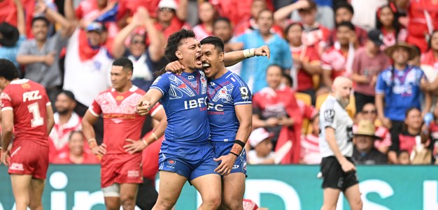 As it happened: Samoa salute on wet and wild Sunday; Jillaroos dominate