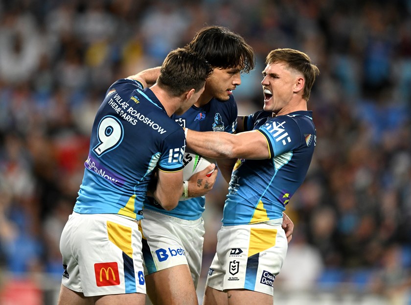 New Titans coach Josh Hannay has a relationship with stars Tino Faasuamaleaui and AJ Brimson from their involvement with Queensland.