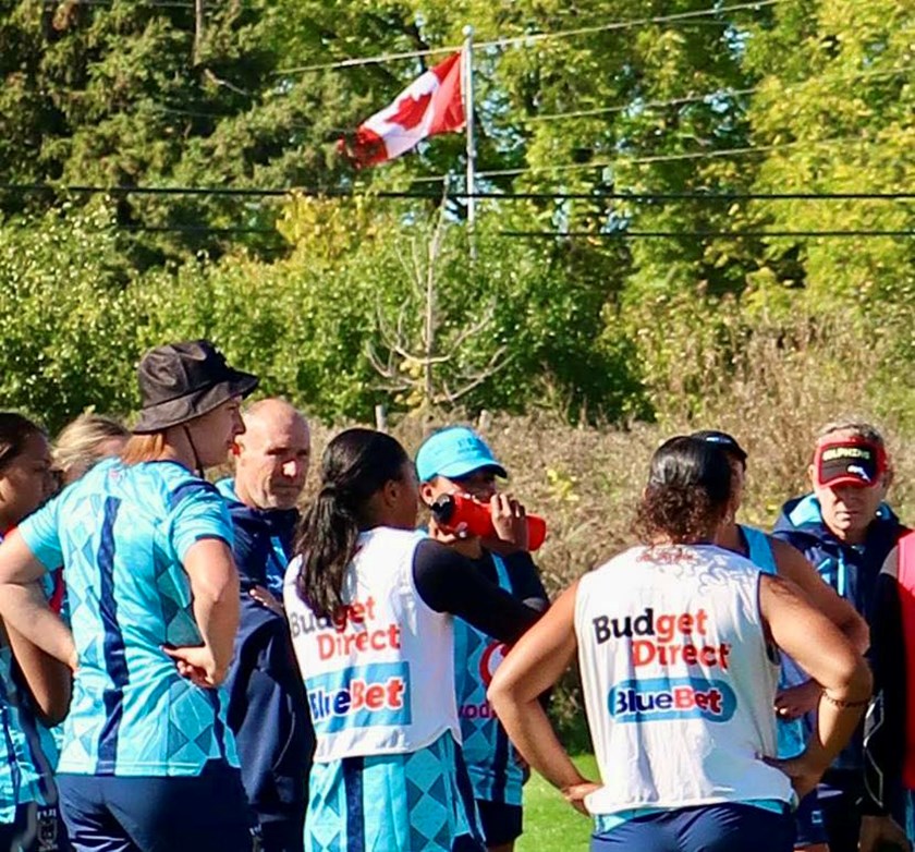 Fiji Bulikula train in Canada ahead of the inaugural Women's World Series.