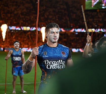 Tallis Duncan in action for the Indigenous All Stars.