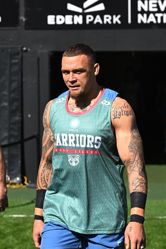 James Fisher-Harris got a taste of the Eden Park vibe at training this week.