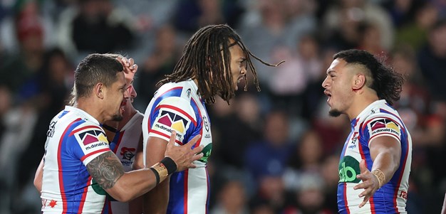NRL Sunday blockbuster: Knights stun Warriors