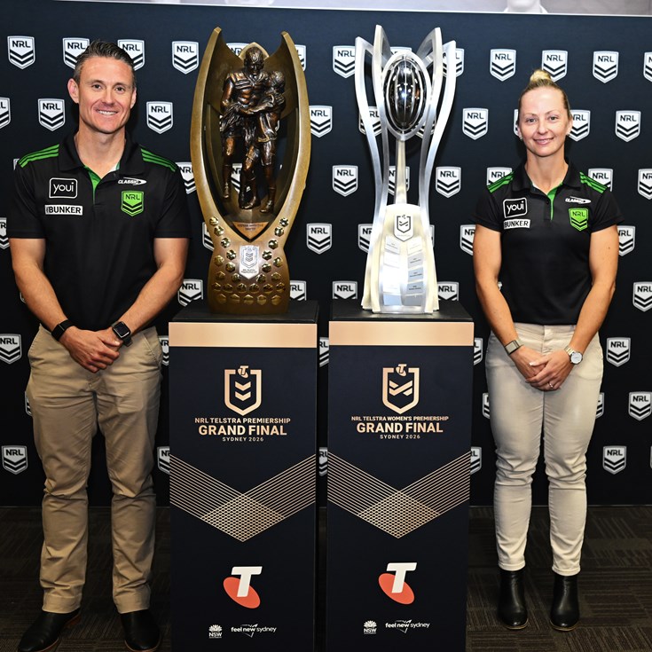 Gee, Sharpe take control of 2026 NRL and NRLW deciders