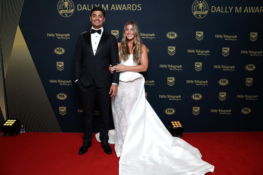 Jess Sergis and Tommy Talau hit the red carpet at the Dally Ms.
