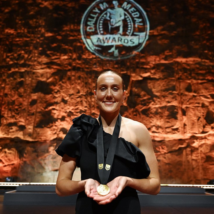 Nathan Cleary and Tamika Upton win Dally M Medals