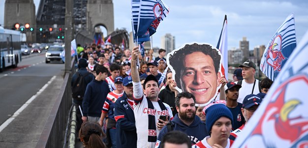 Fans launch Grand Final Week with Harbour Bridge march