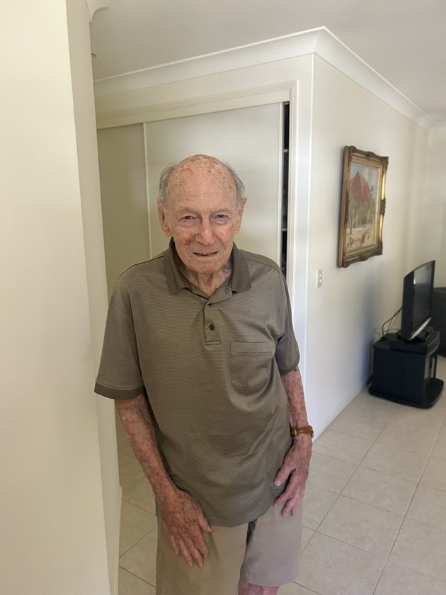 Keith Gittoes at home on the Sunshine Coast.
