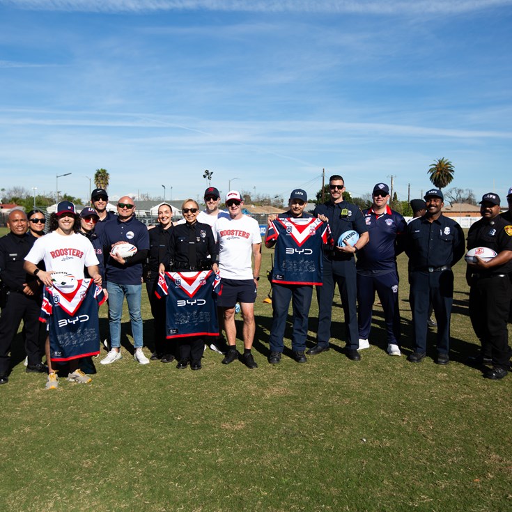 Roosters build on LA foundations with coaching clinic