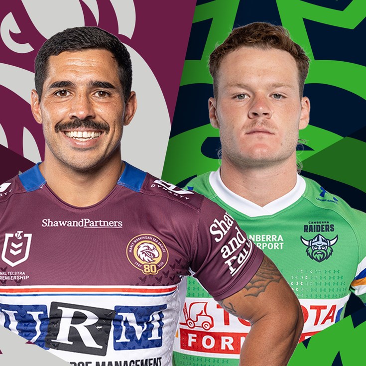 Sea Eagles v Raiders: Fogarty's new look as Sanders steps up