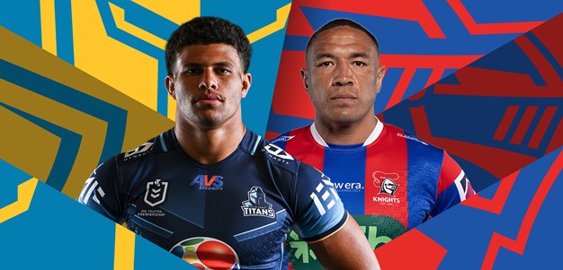 Titans v Knights: Harrison stands tall; Ponga takes charge