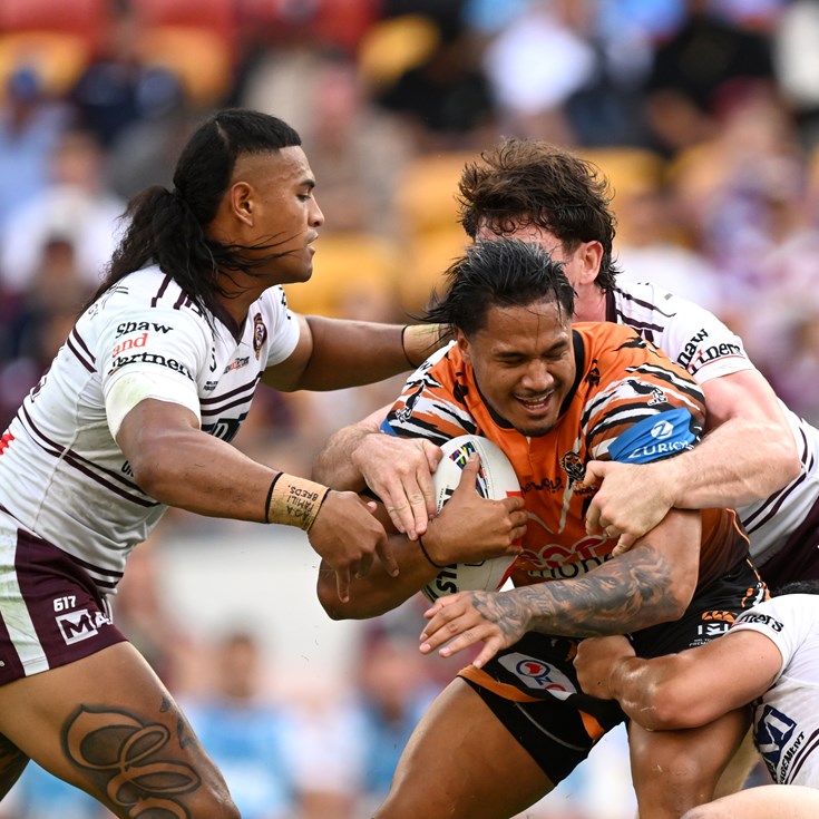 Magic Round Saturday: Wests Tigers v Sea Eagles; Roosters v Cowboys; Eels v Storm