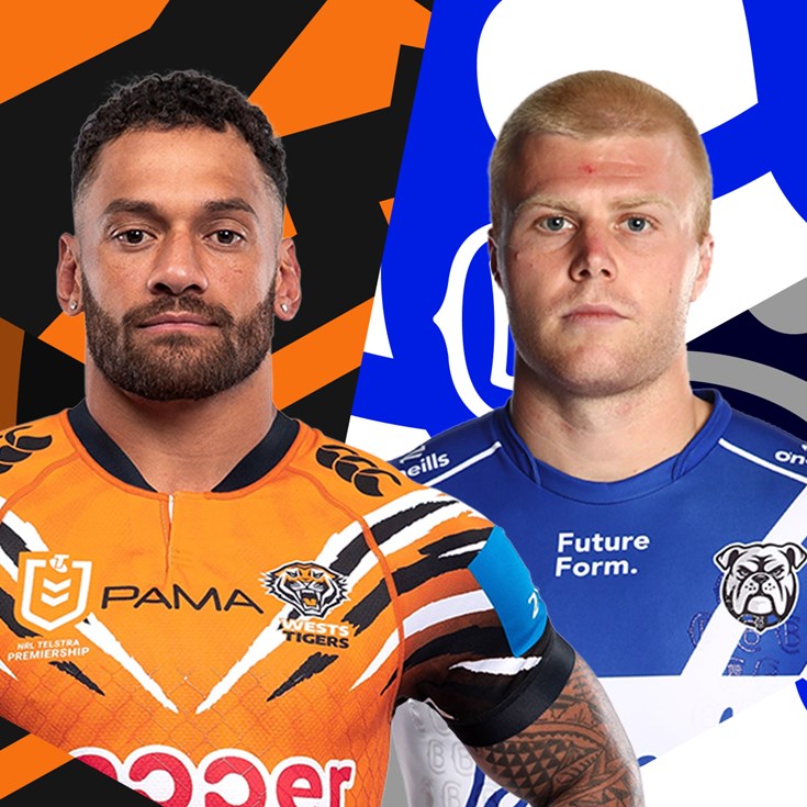Wests Tigers v Bulldogs: Bula, Api return; Kiraz No.1 gun