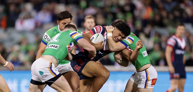 Friday night lights: Raiders v Roosters; Storm hold on against Knights