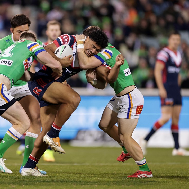 Friday night lights: Raiders v Roosters; Storm hold on against Knights
