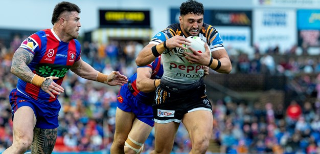 Sunday footy: Knights v Wests Tigers; Raiders sneak home