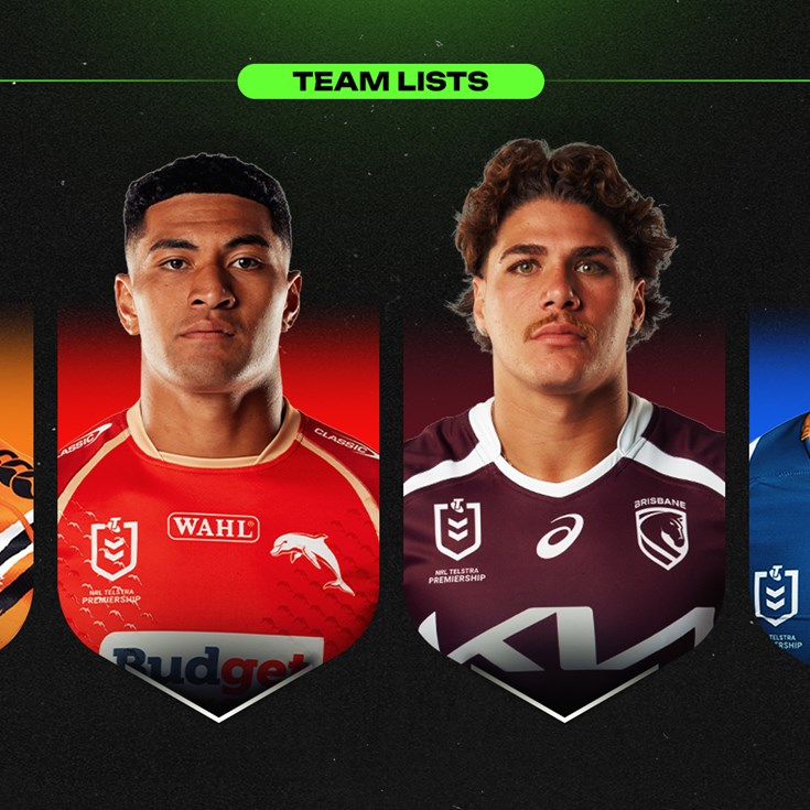 NRL Team Lists: Round 17